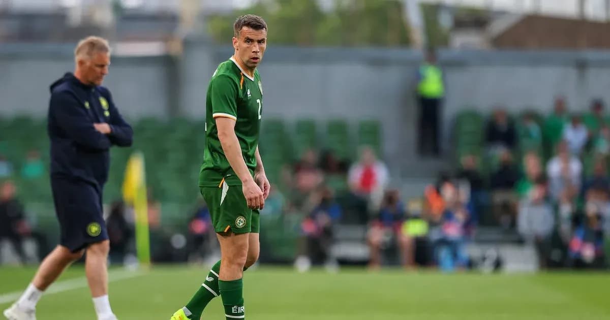 Ireland player on the field during match