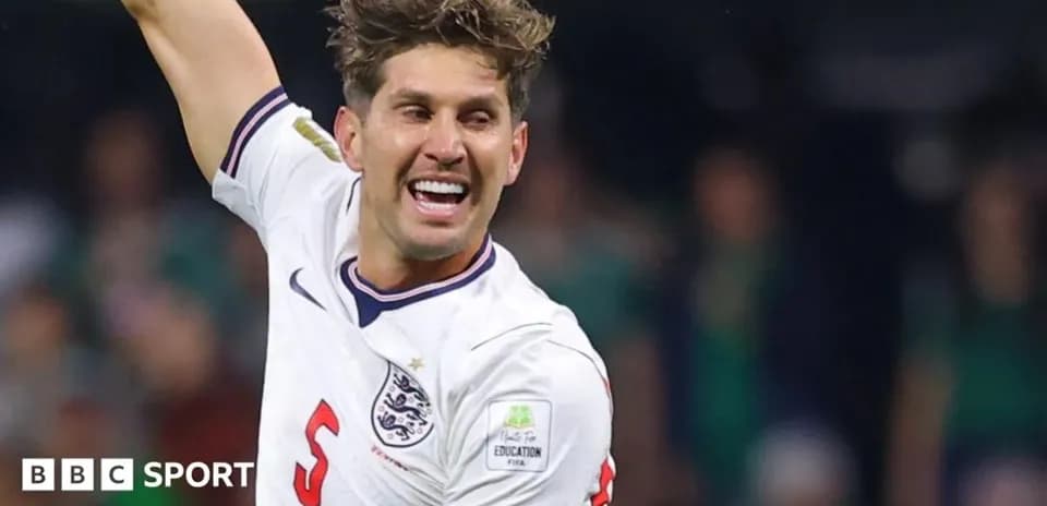 Player celebrating during a match for England