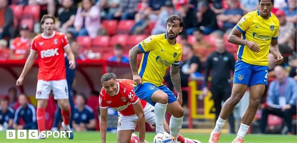 Players in action during a football match