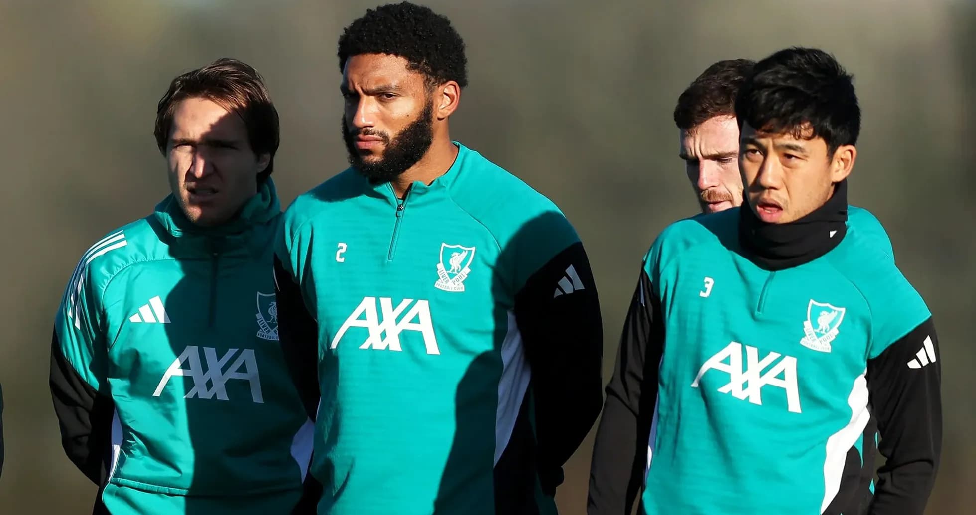 Players in training gear at a training session