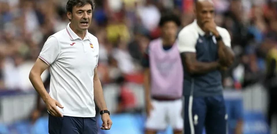 Coach giving instructions during a match