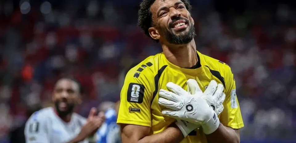 Goalkeeper celebrating after a match victory