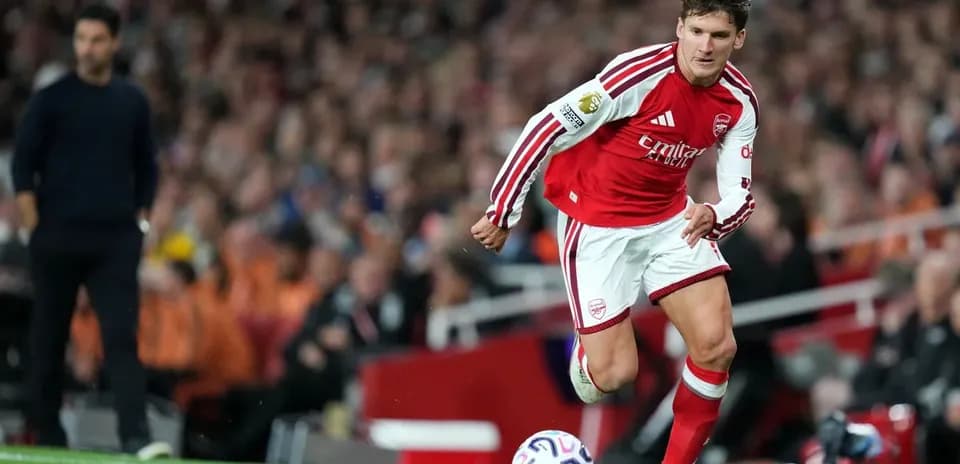 Arsenal player in action during a match