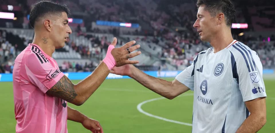 Two players shaking hands after the match