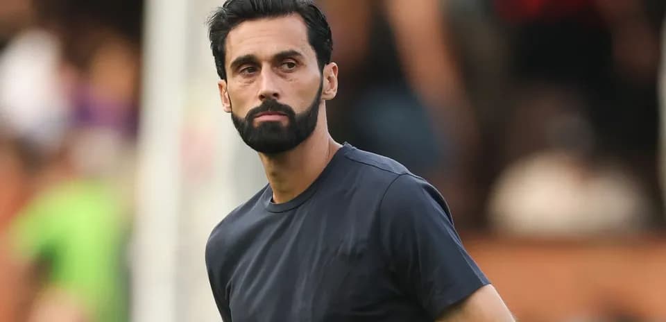 Player observing the game from the sidelines
