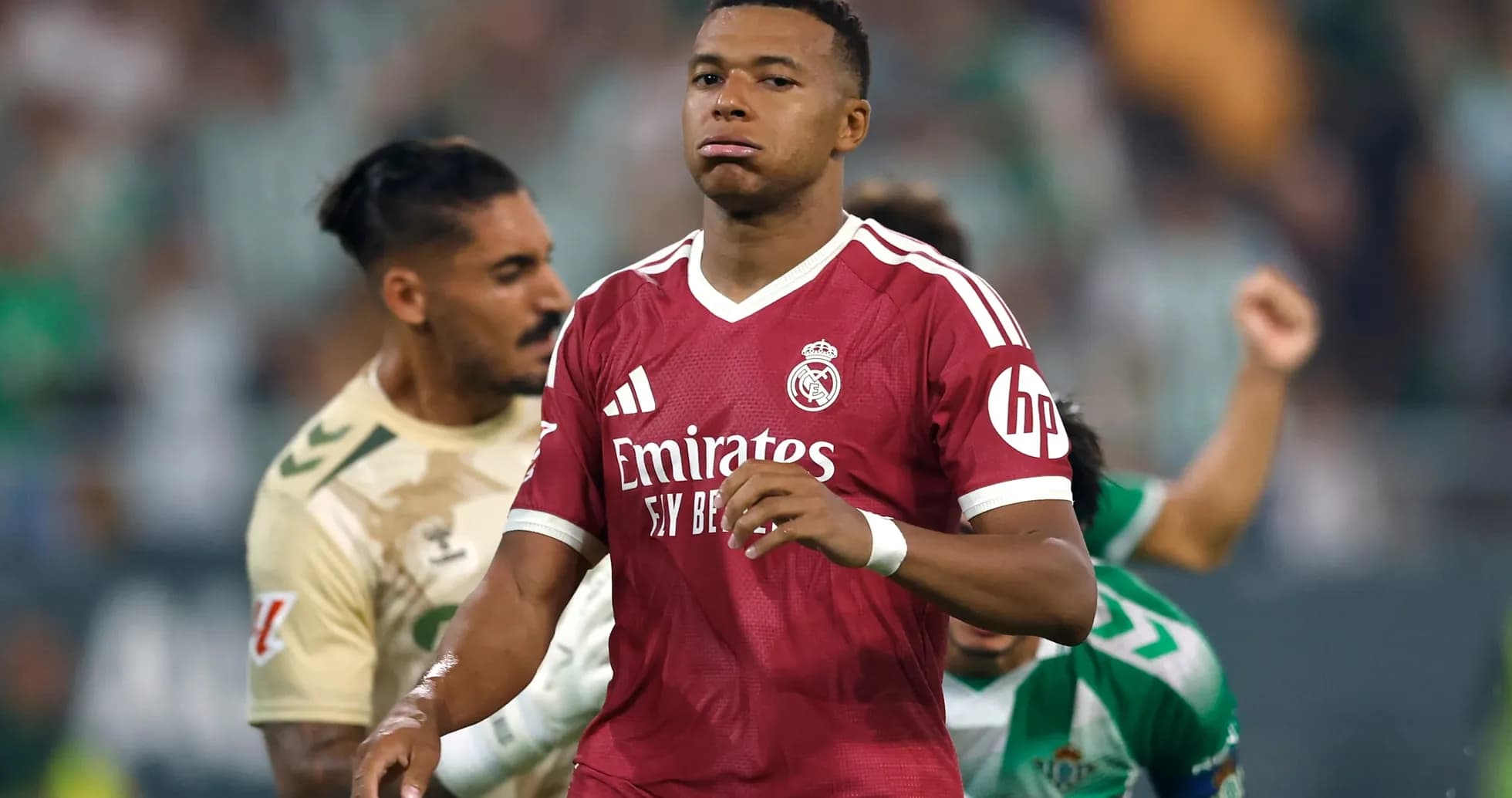Real Madrid player during La Liga match
