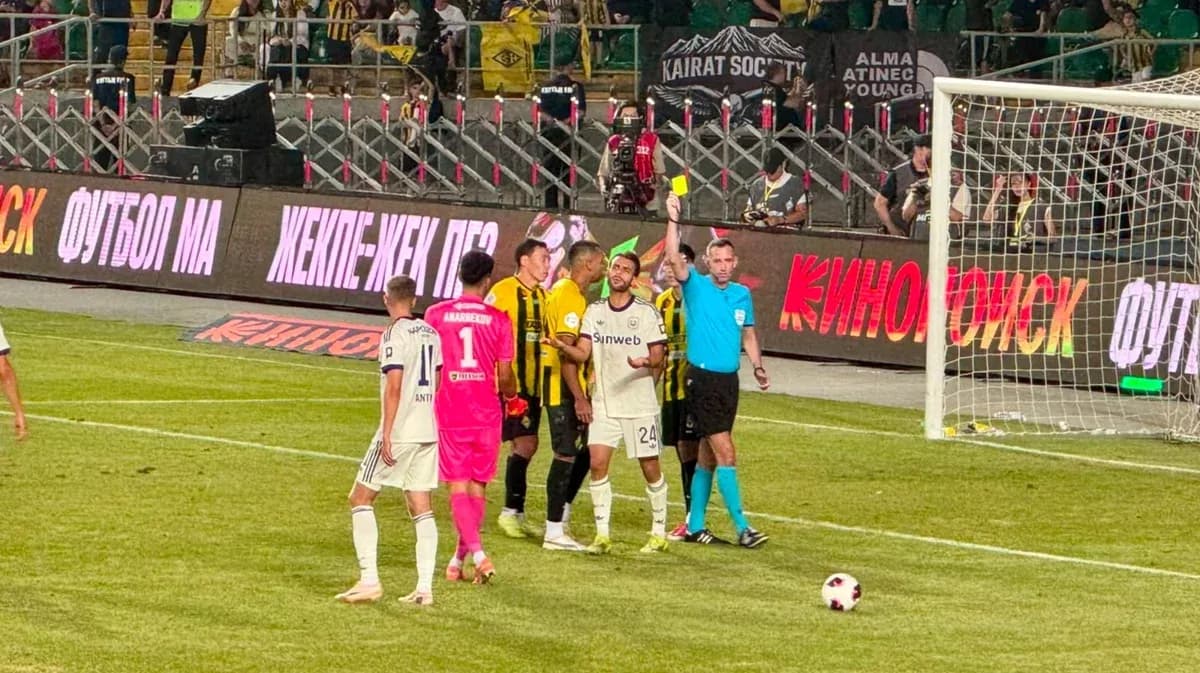 Players during Anderlecht vs Kairat Almaty match