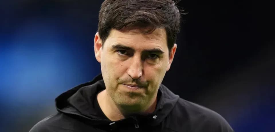 Coach looking serious during match preparations