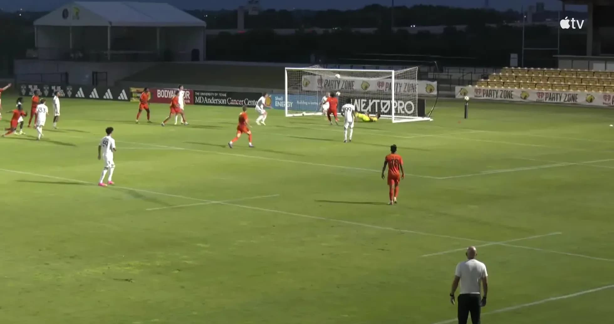 Players in action during St. Louis City II match