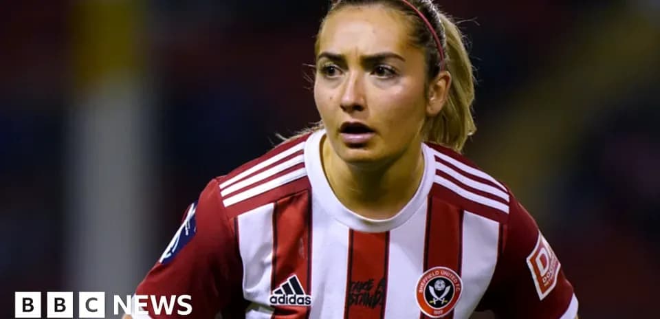 Sheffield United player focused during match action