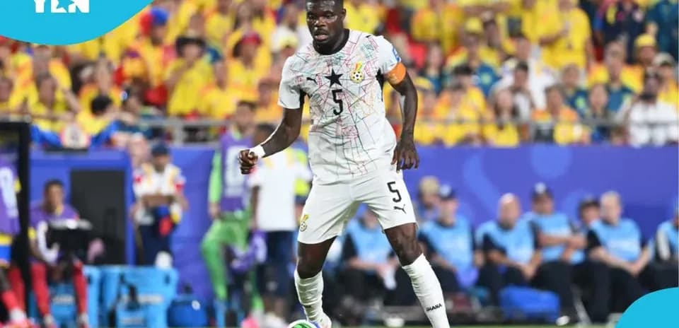 Ghana player in action during a football match