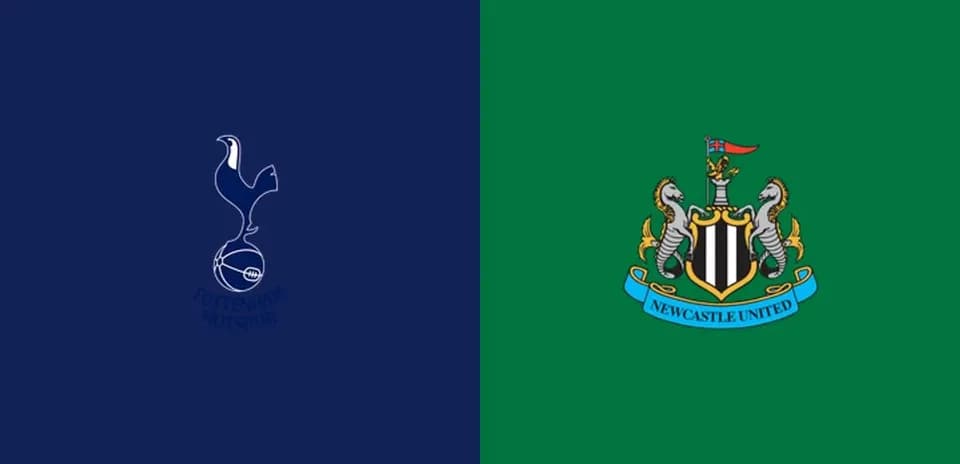 Logos of Tottenham Hotspur and Newcastle United