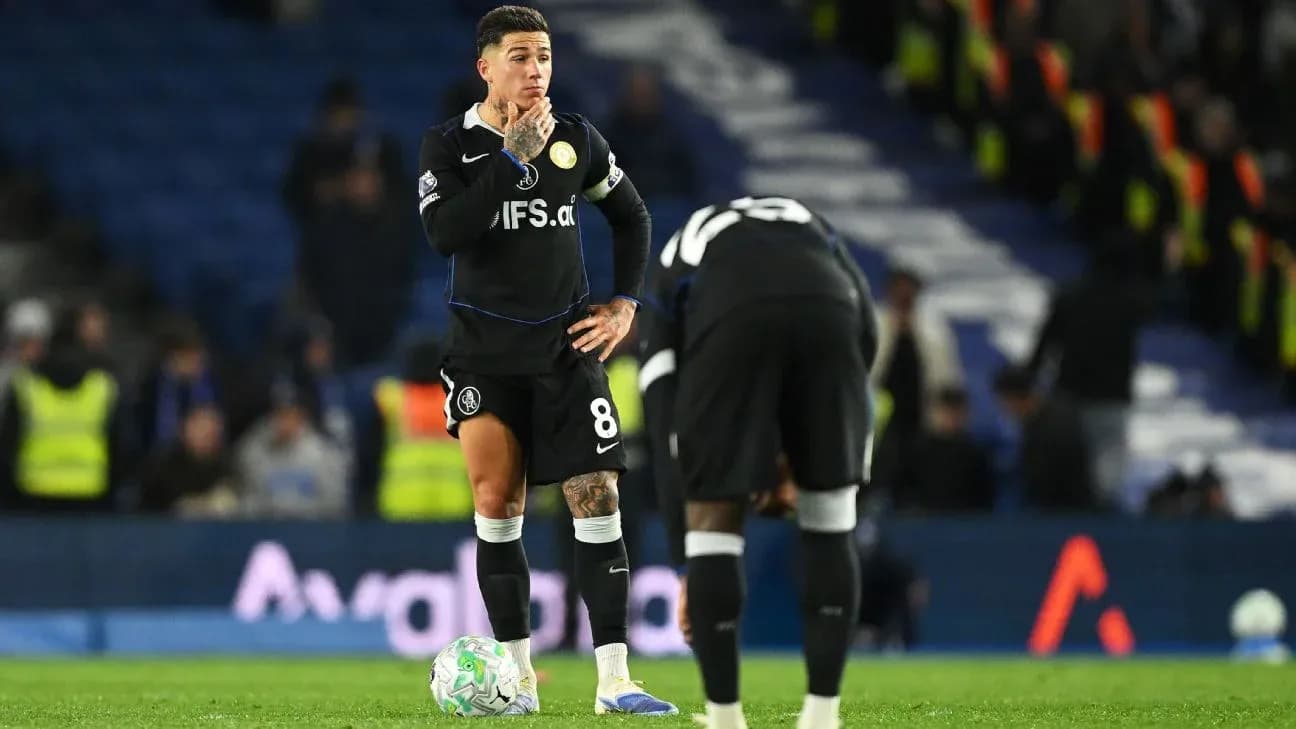 Chelsea player reflecting during Premier League match