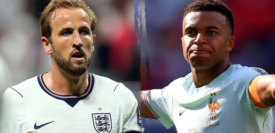 Harry Kane and Kylian Mbappé face off