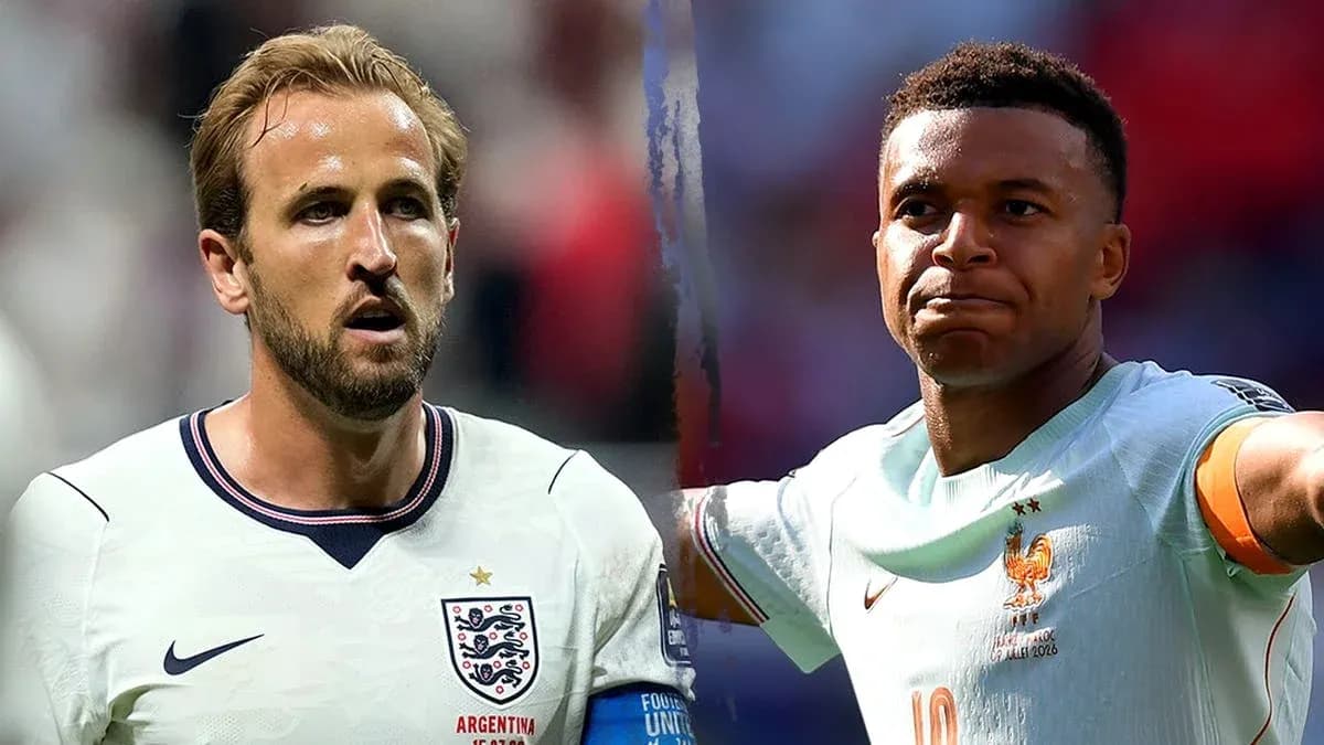 Harry Kane and Kylian Mbappé face off