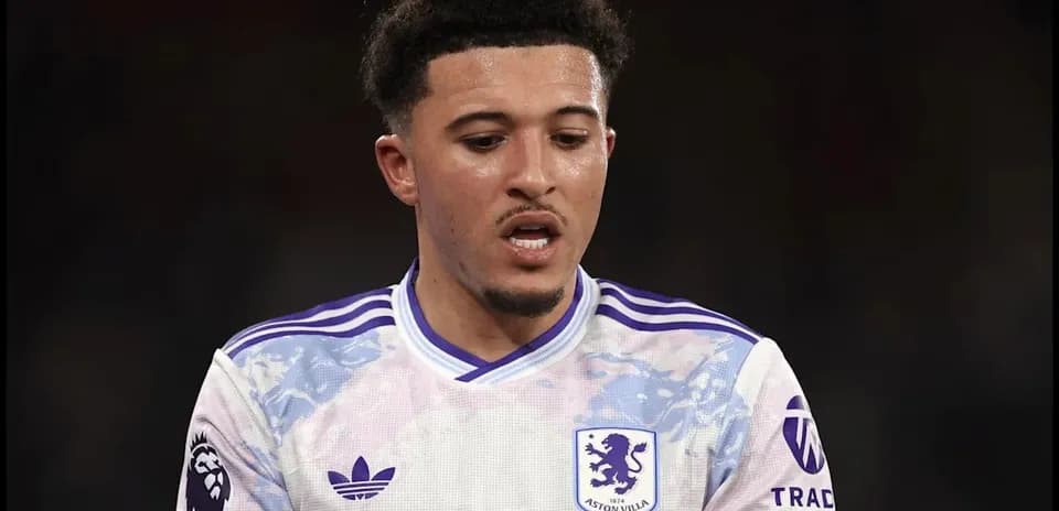 Aston Villa player during a match action