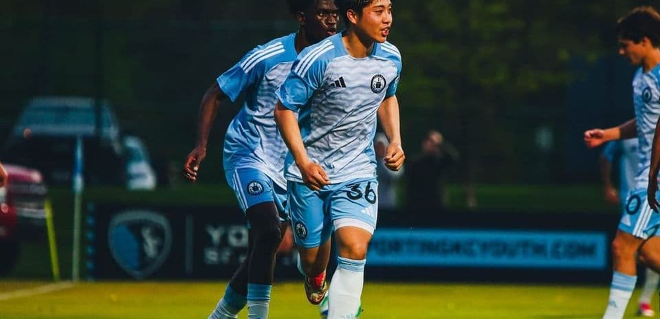 Players celebrating during Vancouver Whitecaps II match