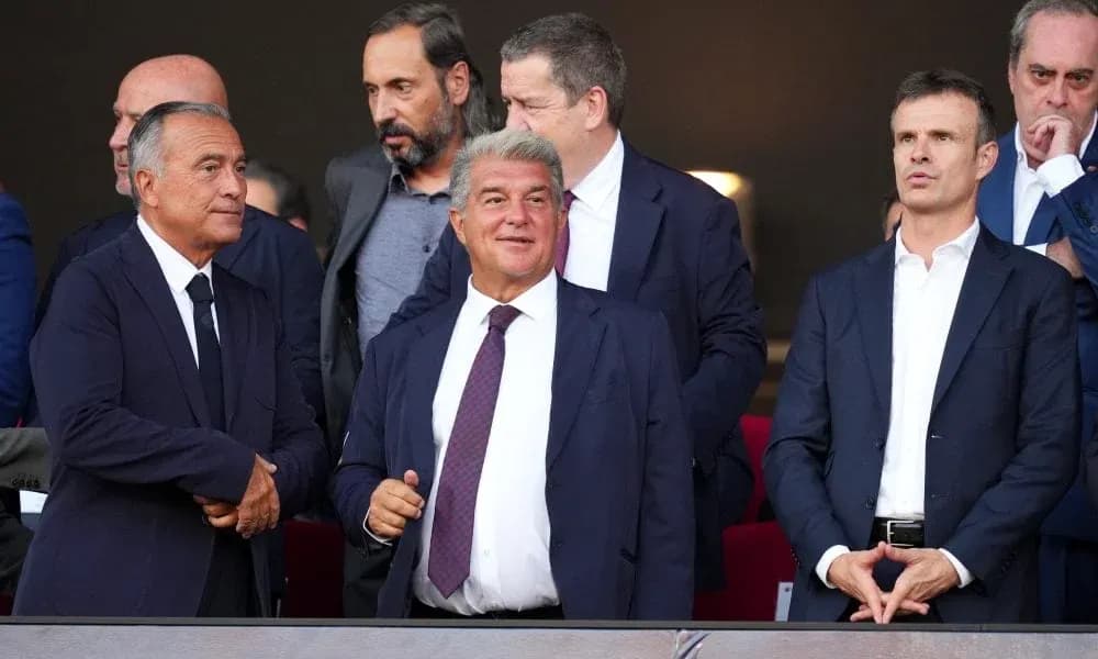 Group of executives in stadium box during event