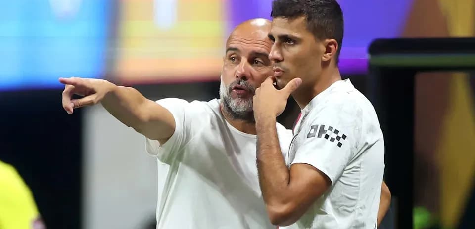Coach giving instructions to player during match