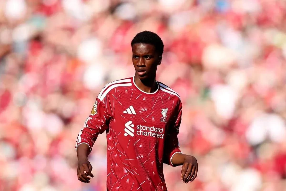 Player in Liverpool kit during match action