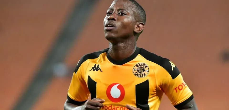 Player in Kaizer Chiefs jersey during match