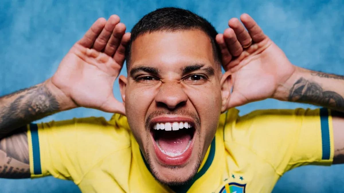 Player in yellow jersey making a loud expression