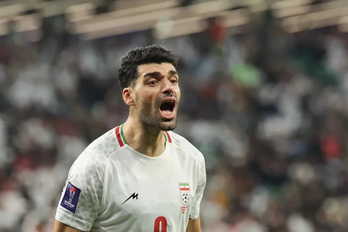 Player shouting on the field during match