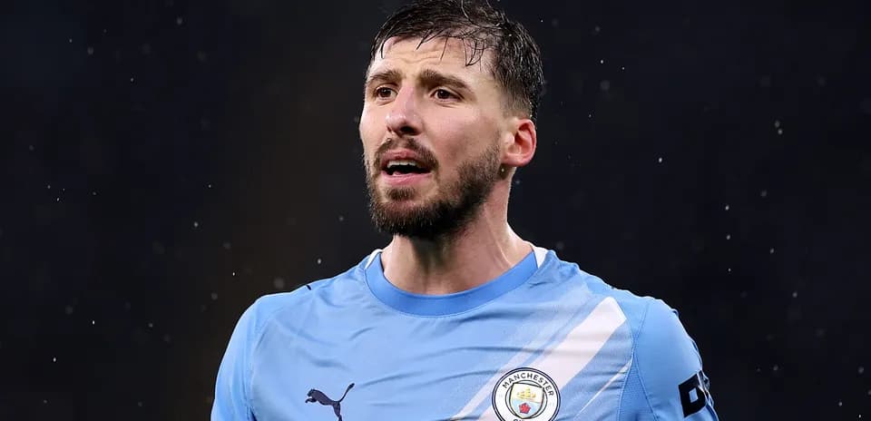 Player wearing Manchester City kit during match