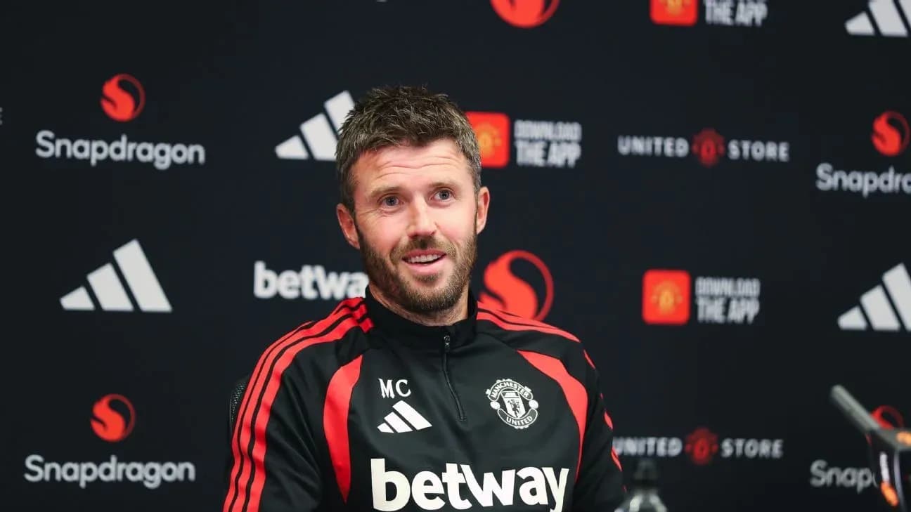 Manchester United manager speaking at press conference