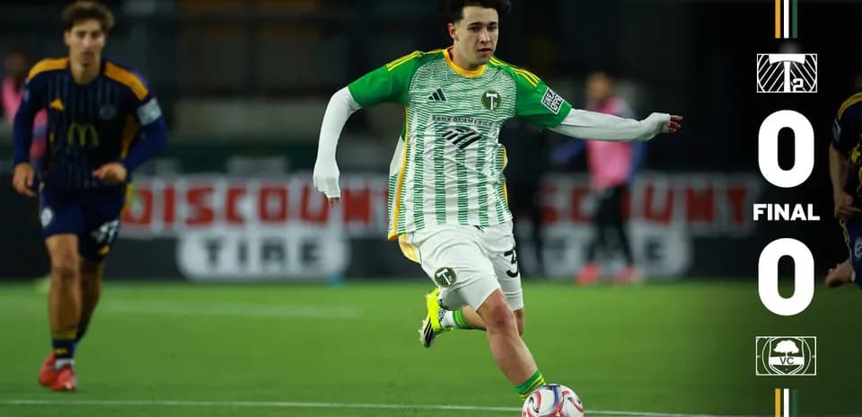 Portland Timbers II player during match action