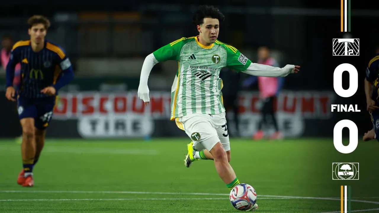 Portland Timbers II player during match action