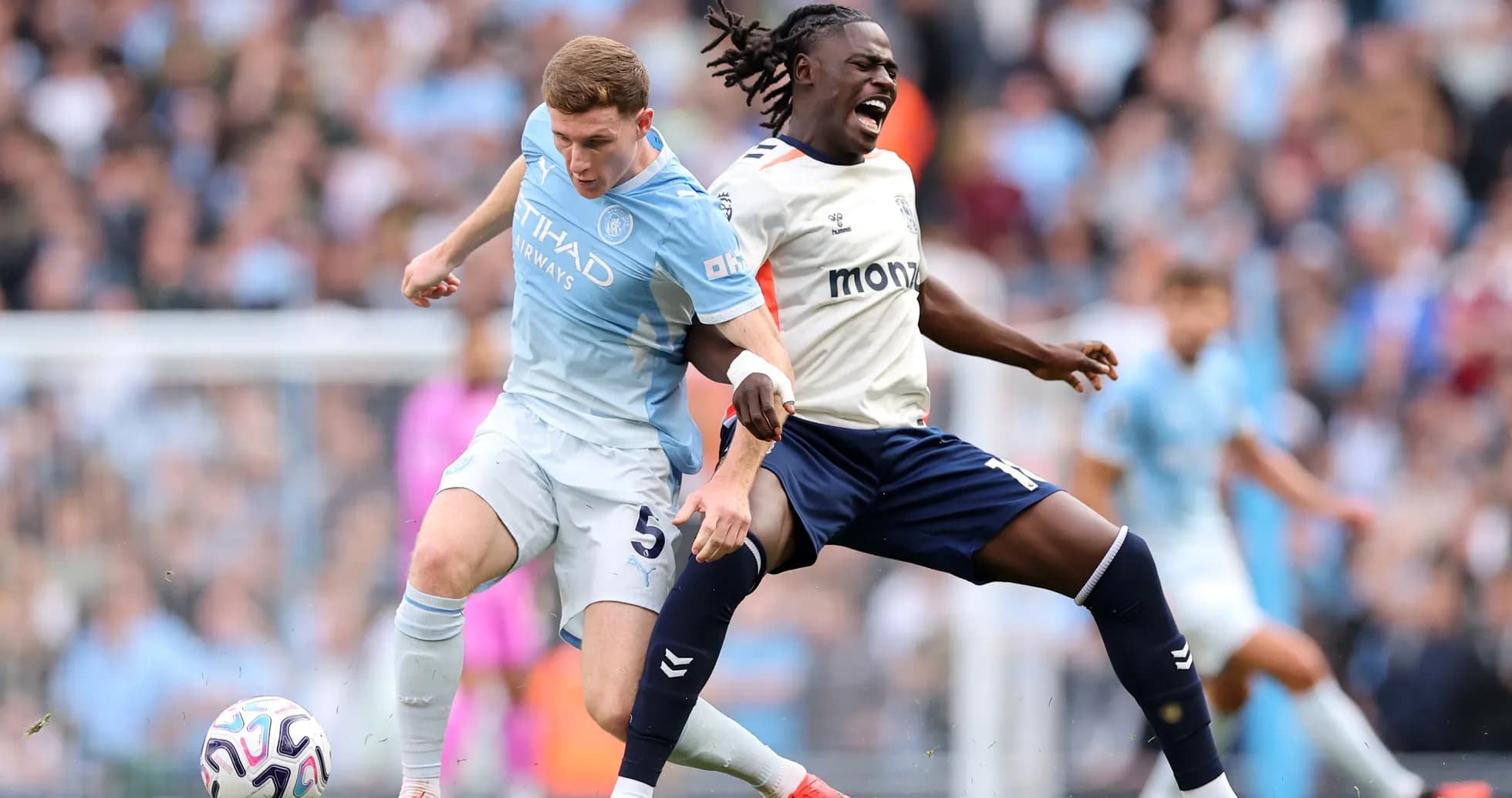 Manchester City player challenges Coventry opponent