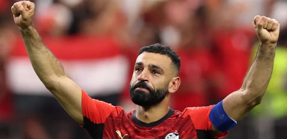 Player celebrating with raised fist after match