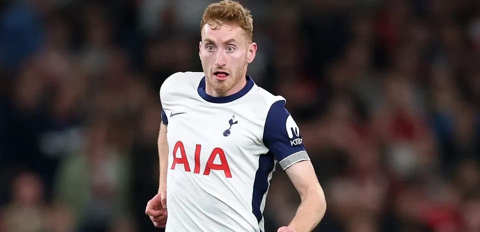 Player running during a football match for Tottenham