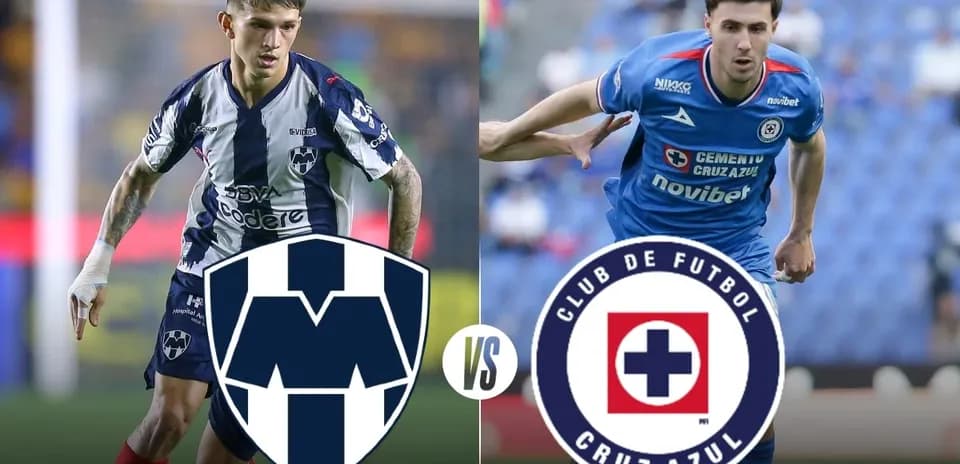 Monterrey vs Cruz Azul Liga MX players competing