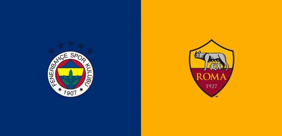 Fenerbahçe and AS Roma club logos side by side