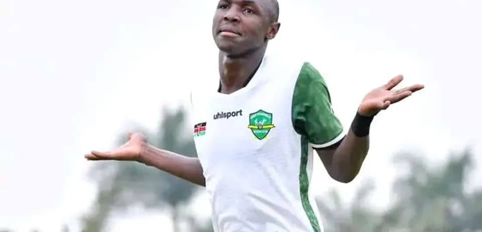 Player celebrating a goal on the field
