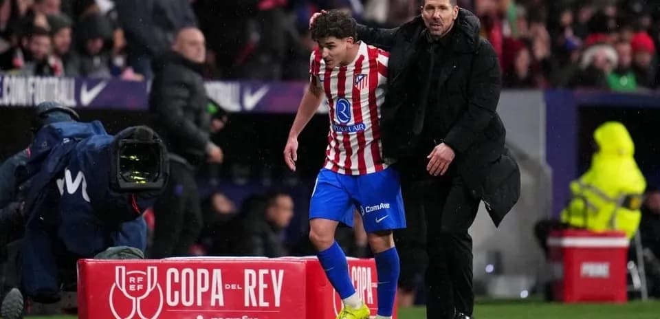 Player substituted during Copa del Rey match
