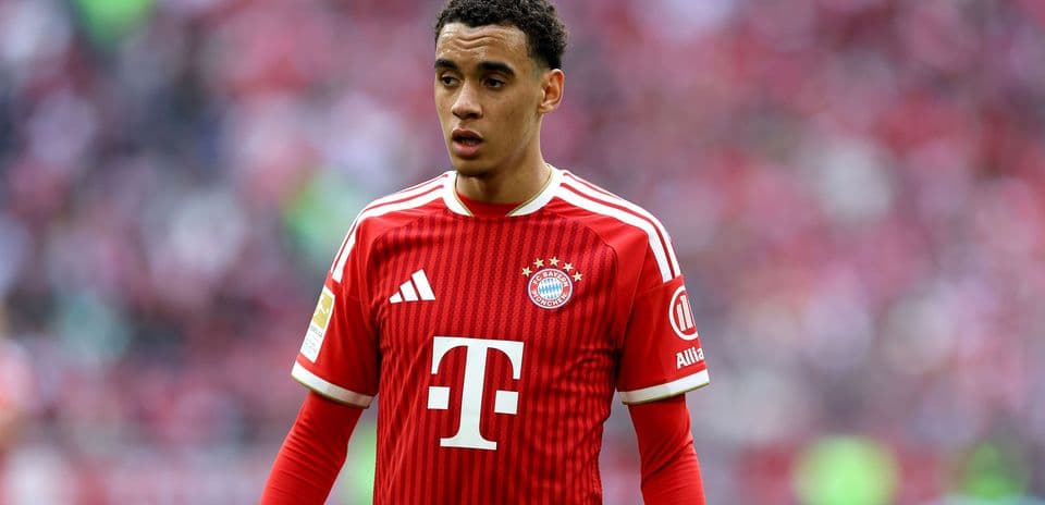 Bayern Munich player on the field during match