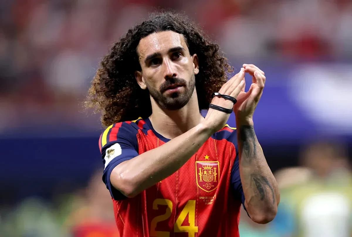 Player applauding fans while wearing Spain jersey Player applauding fans while wearing Spain jersey