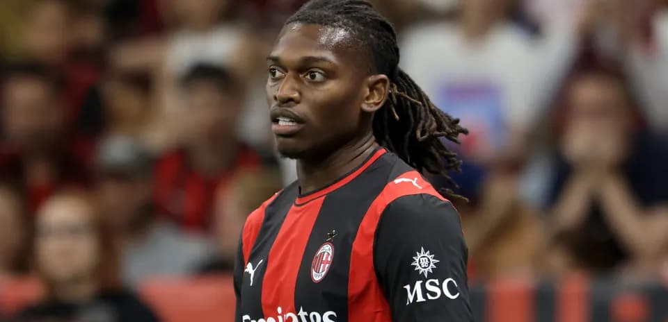 Player in AC Milan jersey during a match