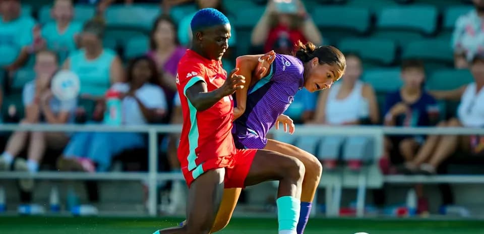 Kansas City vs Orlando Pride match action