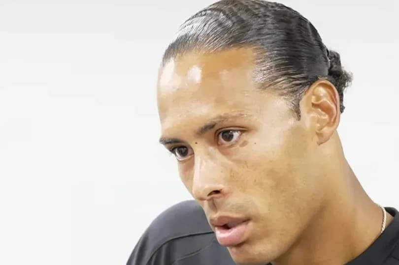 Player speaking during a press conference