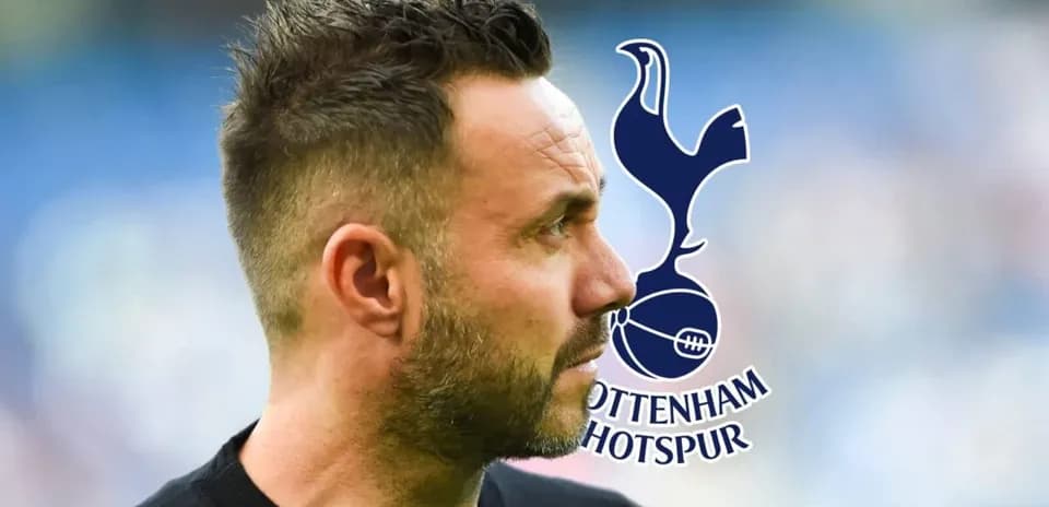 Profile of a coach with Tottenham Hotspur logo