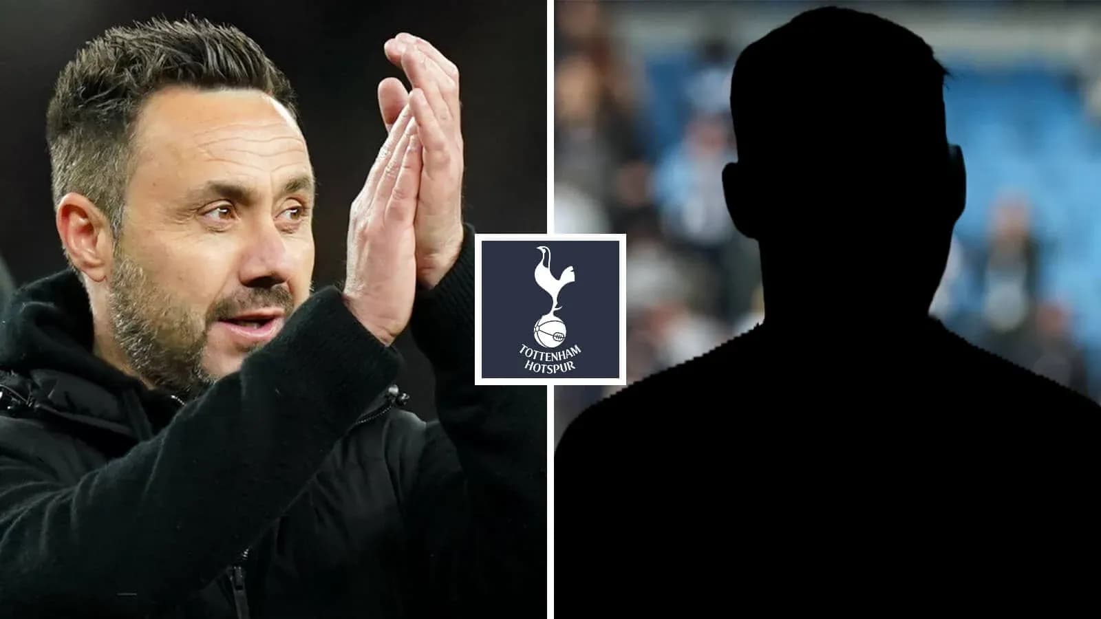 Manager applauding with Tottenham Hotspur logo overlay