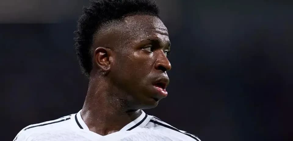 Vinícius Júnior during a match with Real Madrid