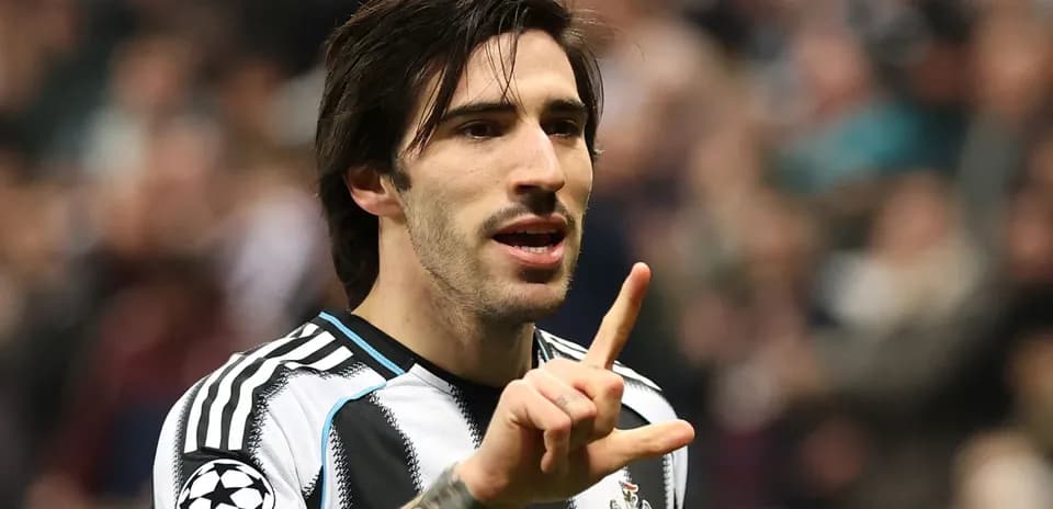 Player gesturing during a football match