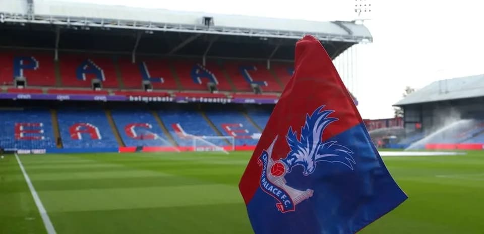 Crystal Palace corner flag at Selhurst Park stadium