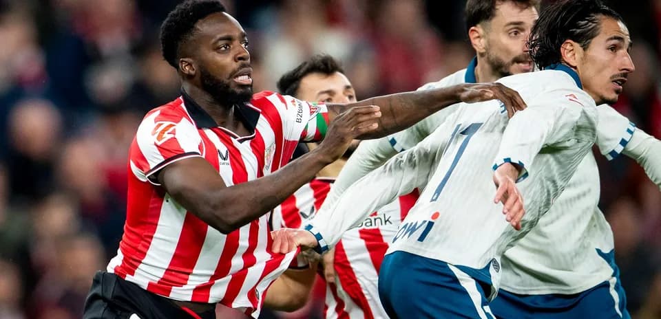 Iñaki Williams during Athletic Club vs Espanyol match.