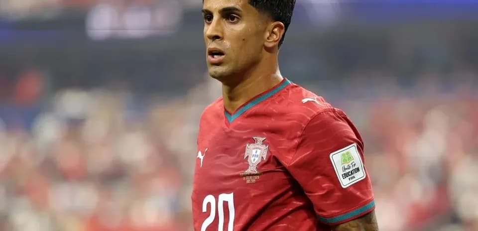 Player wearing Portugal jersey during match action